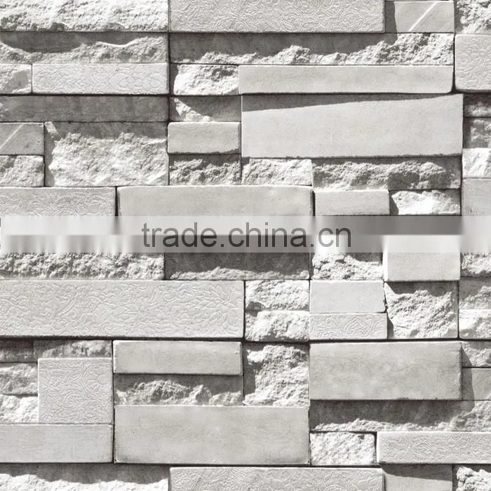 3D black brick wallpaper with best price and design