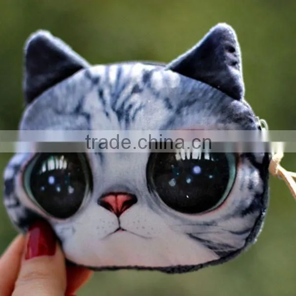 Fashion Cat-people Fabrics Woman Coin Wallet Wholesale ZTCW-0025