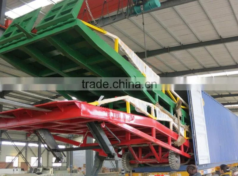 warehouse loading ramp, forklift loading ramp