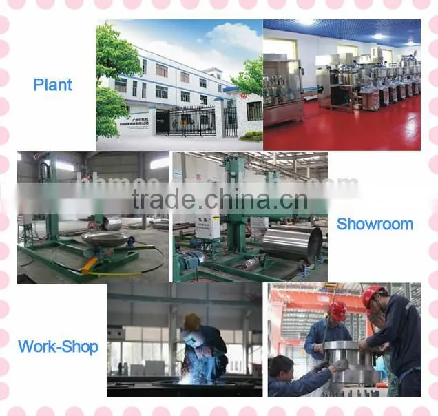 High qality SS316 Vacuum emulsifier mixer,milk butter making machine
