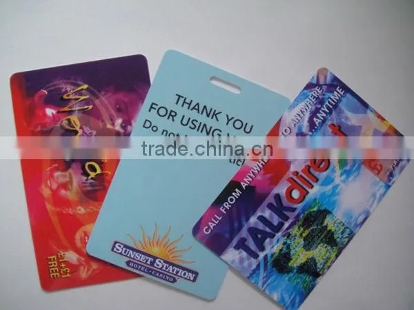 Excellent quality with reasonable pirce Prepaid Phone Card For Thickness 0.76mm Scratch Cards in PVC