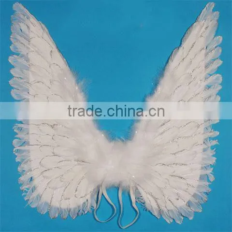 Large Red Feather Angel Wings for women, men and teens