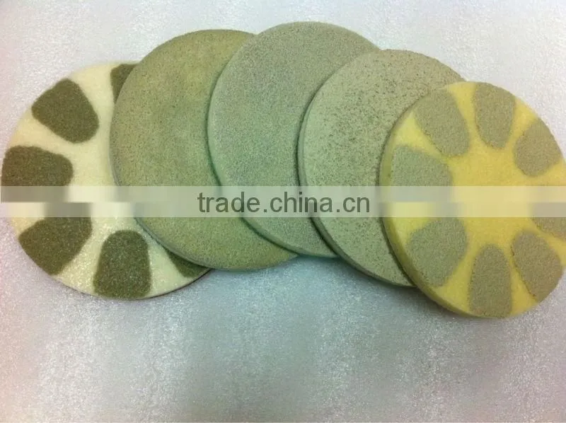 New fiber polishing pads dry use for concrete, granite, marble