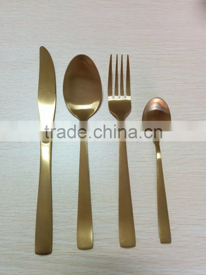 Matte black cutley set with modest thickness and cheap price