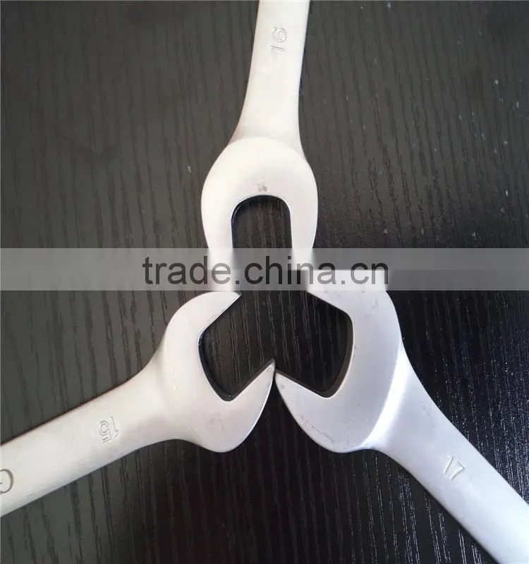 Hand Tool Mirror Polished and chrome plated combination wrench