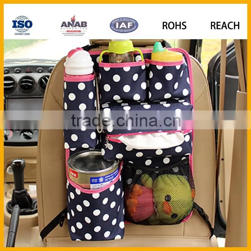 Magzine Storage Bag Hanging Bag Organizer Multi Pocket Car Tidy Tissue Box