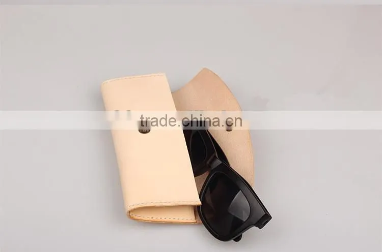 Leather sunglass packaging Industrial Use and Accept Custom Order small case/bags