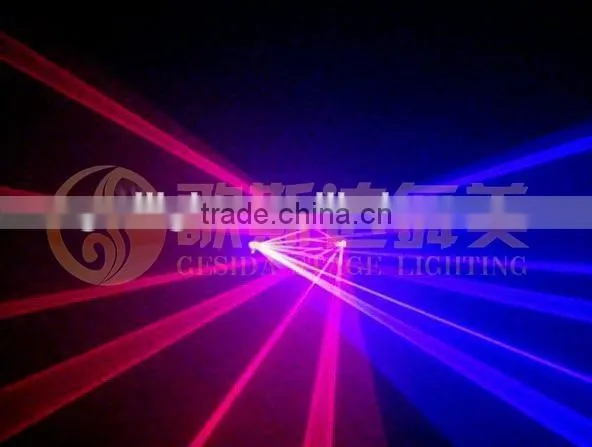 Red Green two head fat beam disco laser light/small laser light