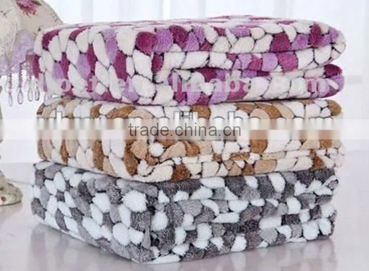 Most popular China supplier Knitted blanket microfiber in roll