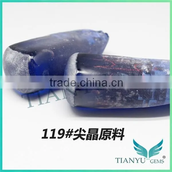 Best factory price raw material 119# spinel rough sapphire stone