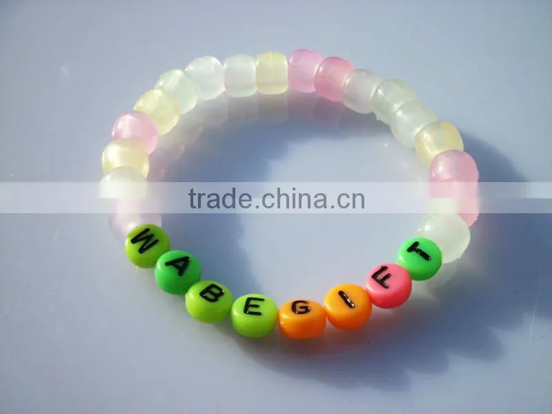 magic bead uv bead bracelet letter bead Top hot sell