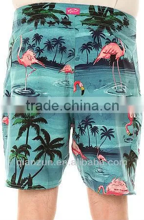 Stylish stretched summer surf shorts