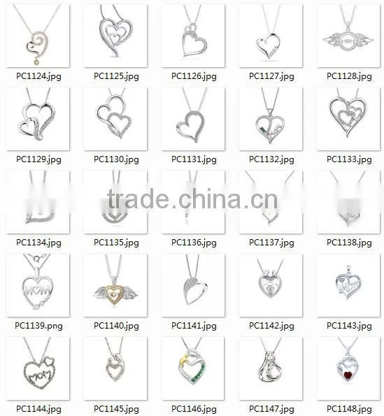 Gorgeous 925 silver mother's jewelry pendant