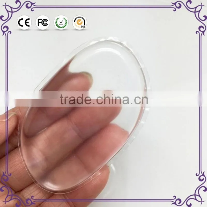 2017 New Clear Cloud tear round shape silicone puff silisponge for powder soft medical grade sponge