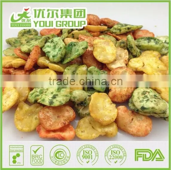 Vinegar Flavored Broad Beans Chips Snacks
