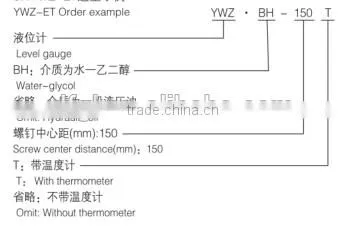 Replace Stauff SNA tank level gauge YWZ-127T