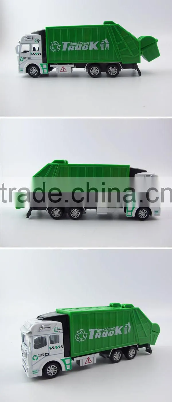 toy plastic garbage can, toy garbage trucks, garbage toy truck