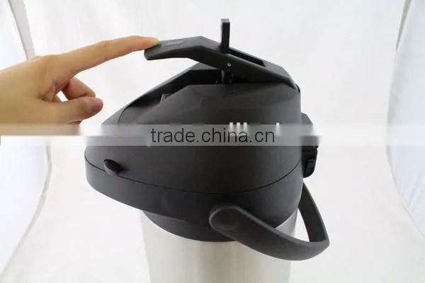 Double wall thermal stainless steel air pressure coffee tea pot