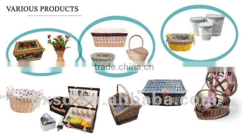 S.D Grocery Fashionable Rattan Hand Basket Gift Baskets
