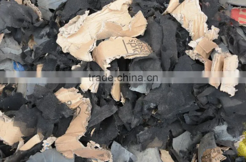 doulbe shaft shredder machine/color steel tile shredding equipment