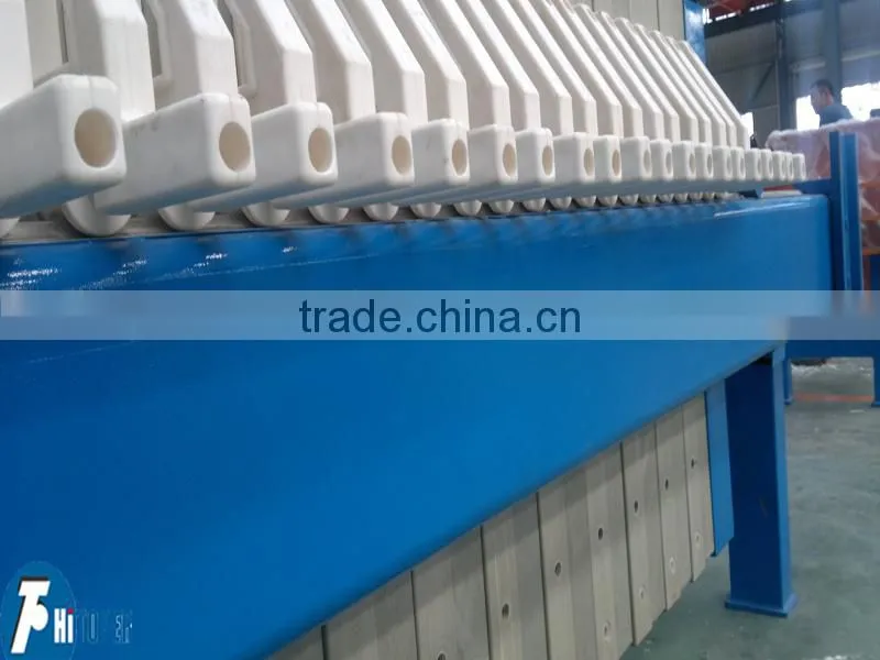 Membrane filter press used after magnetic seperation