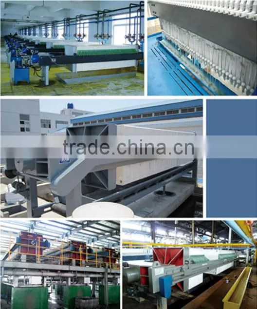 High quality cast iron chamber type automatic filter press