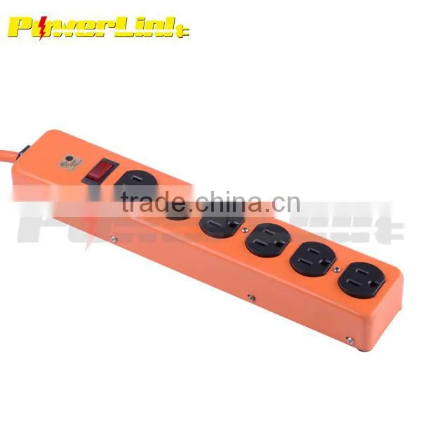 H80135 UL/CUL 6 outlet power strip with surge protectors / power bar / power sockets