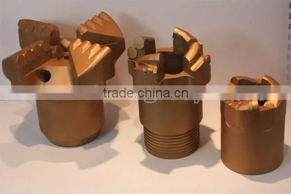 Three Wings Inner Concave Non Core PDC Drill Bit