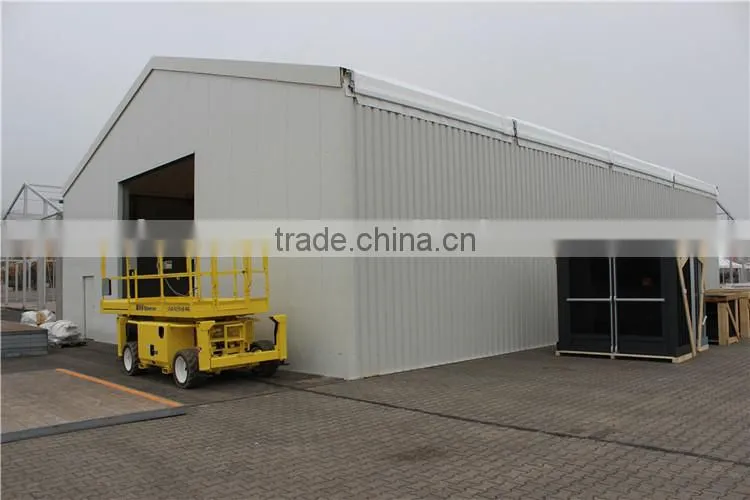 Temporary warehouse tent & storage solution
