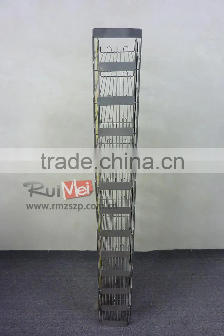 solid metal milk tea display holder