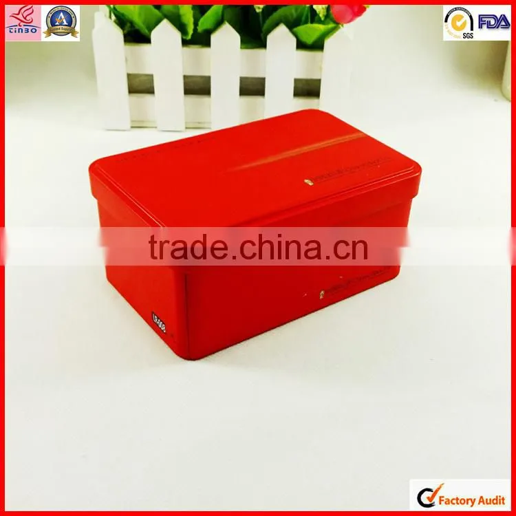 supplier custom american rectangle ginseng tin box