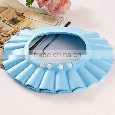 silicone buckle baby shower shield cap avoid water hurt eyes baby shower necessary
