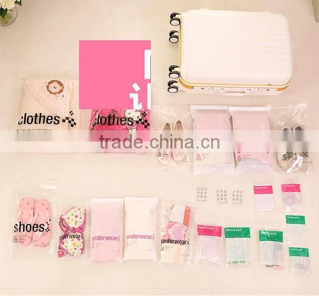 Q1103 Multi functional plastic travel transparent waterproof bag