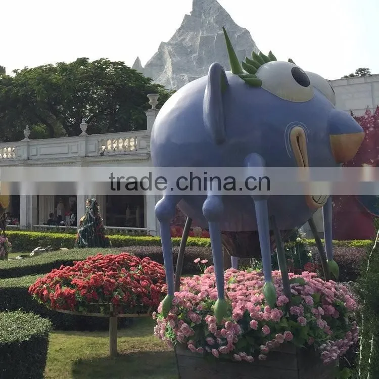 FRP garden big cartoon sculpture