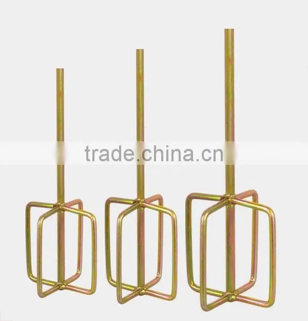 COLOR ZINC PLATED PAINT HAND MIXER PAINT AGITATOR MIXER