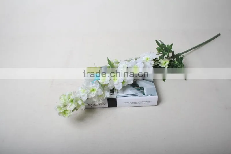 White Consolida ajacis artificial Consolida ajacis flowers decorative flowers