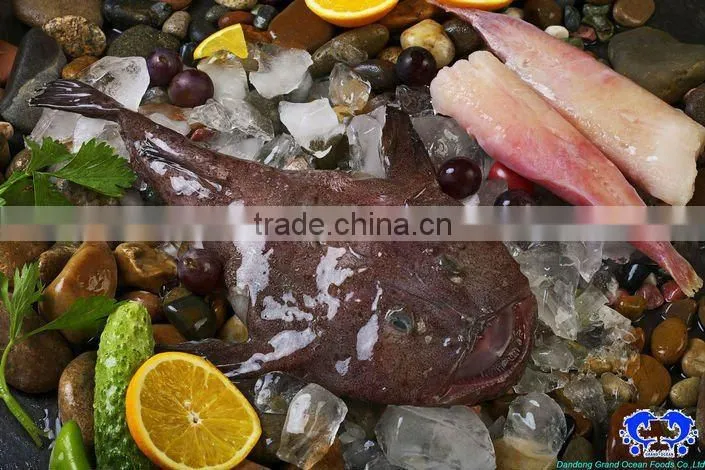 frozen IQF monkfish skinless