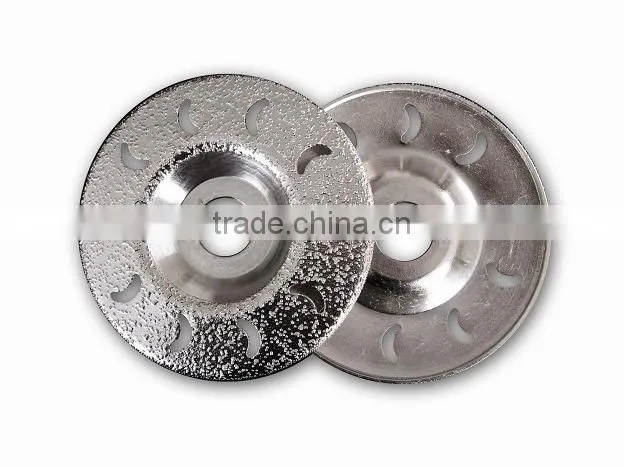High quality Brazed DIAMOND grinding wheels for porcelian/Vacuum Brazed Diamond G & P Tool