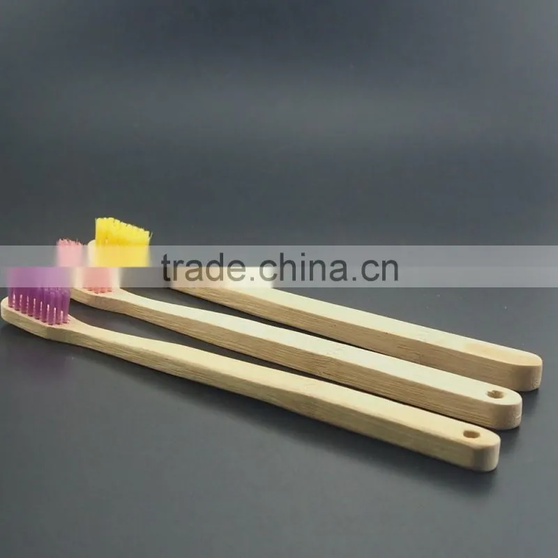 healthy care type bamboo toothbrush single eco friendly packing toothbrush