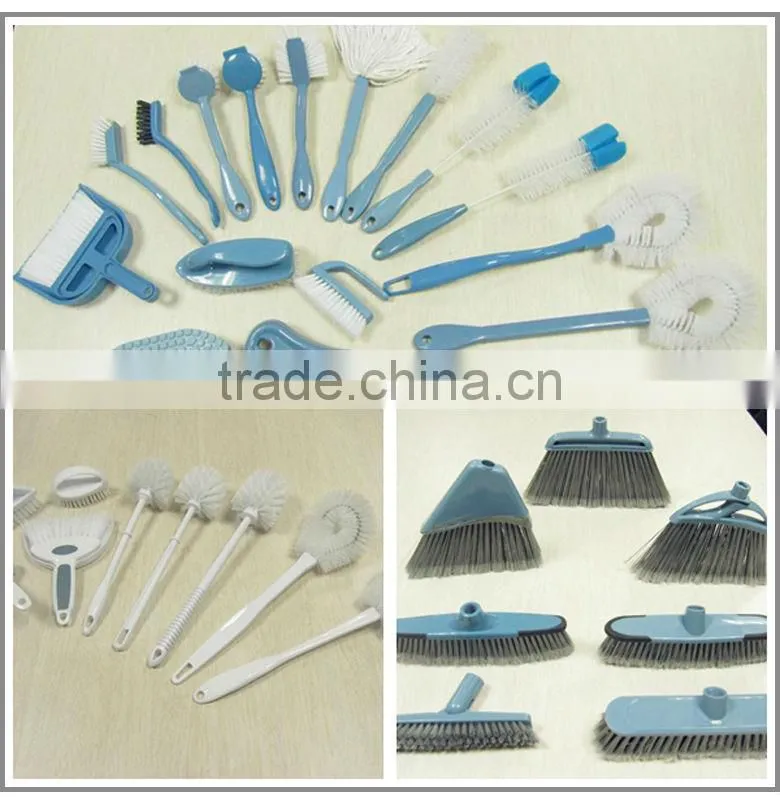 PP and PET material durable high quality household plastic handle broom