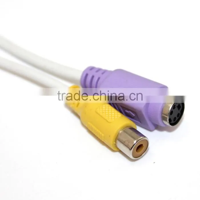 TSJ0001 VGA Video Card to S-Video and RCA TV Display Adapter Cable