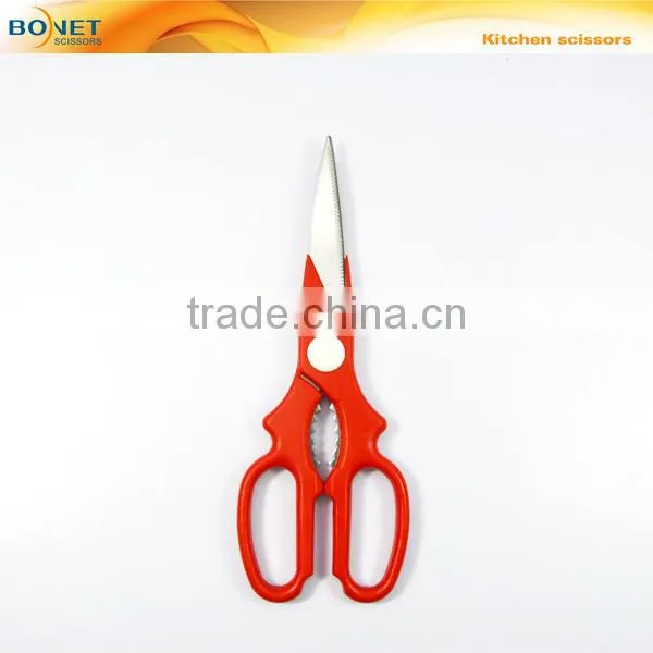 S53003 CE qualified 8" meat cutting stainless kitchen scissor