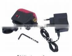 Free shipping Red LED Bicycle Light with Red Laser