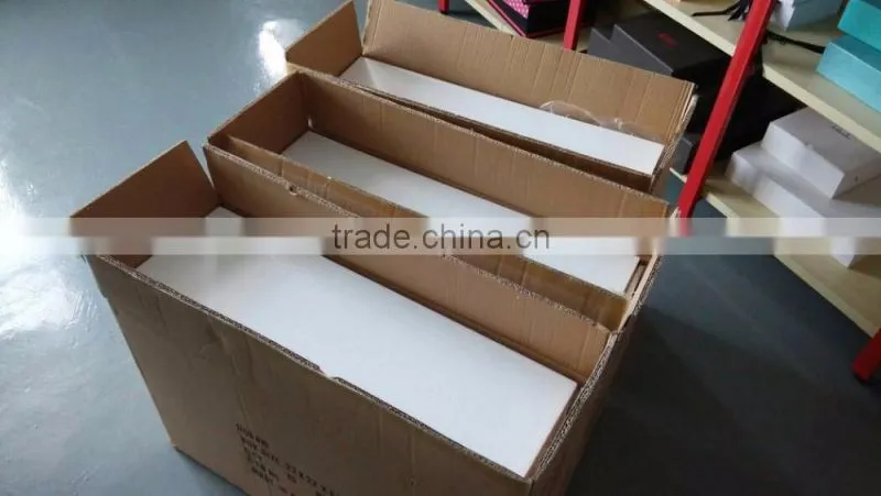 custom luxury hat type wedding dress packaging box with ribbon bow