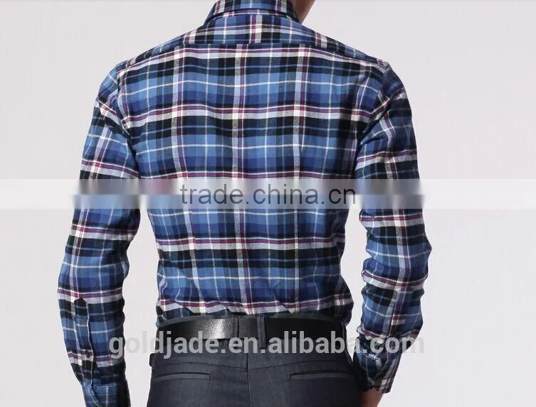 wholesale mens fancy check dress shirts