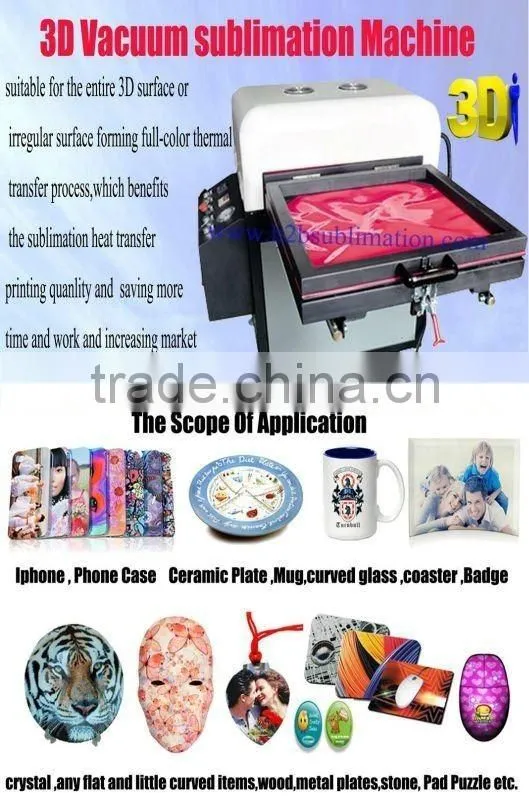 Guangzhou 3d sublimation vacuum machine 3d sublimation vacuum heat press machine