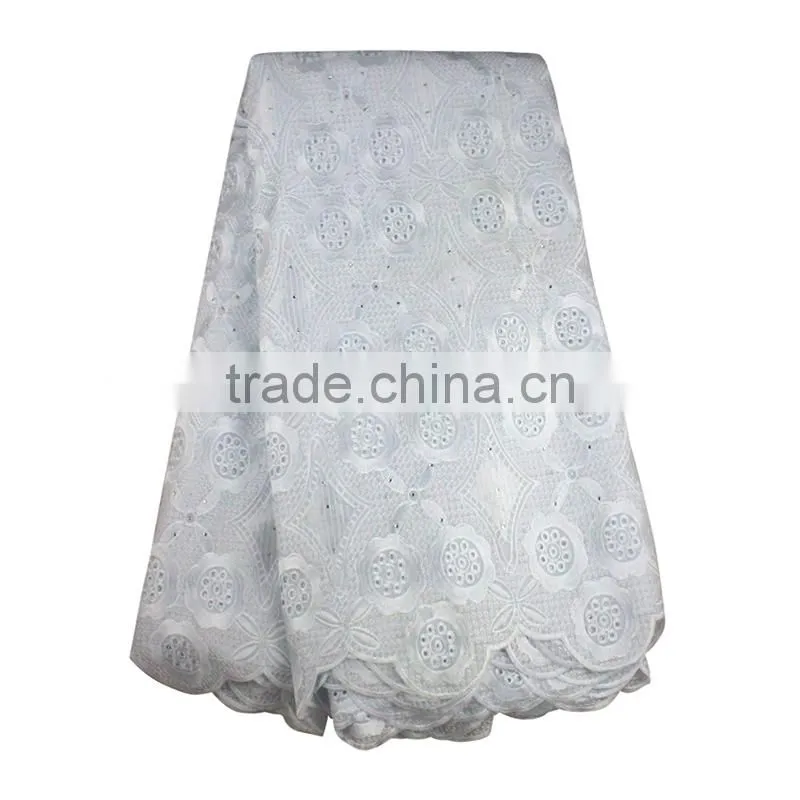 Bestway Peach Lace Fabric African 2017 Swiss Voile Lace For Wedding Dress