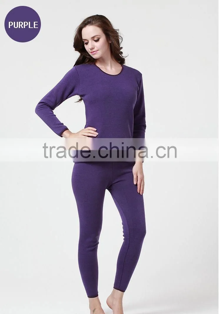 promotional ladies long johns long shirt and long pants