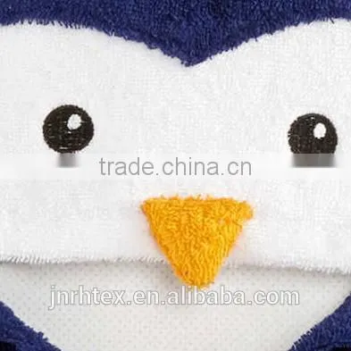 Waddle Penguin Hooded Spa Bathrobe And Custom Fancy Animal Baby Bathrobe