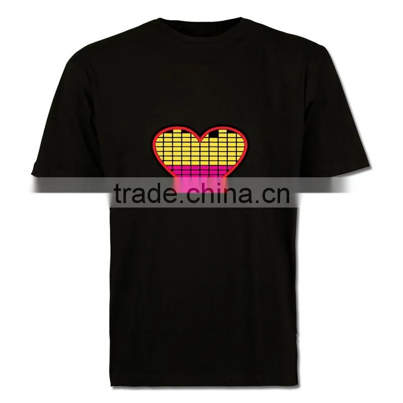 el lighting t-shirts sound active el t-shirt